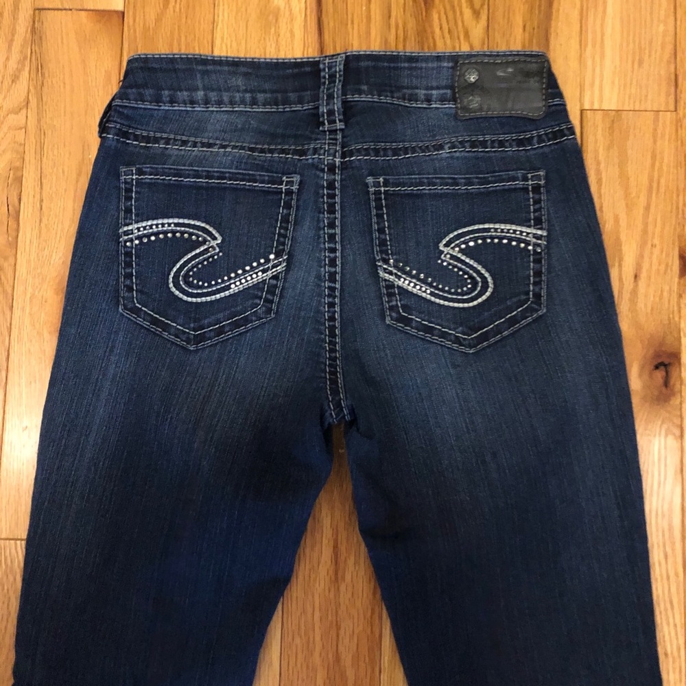 Silver jeans Suki mid rise skinny 27x31